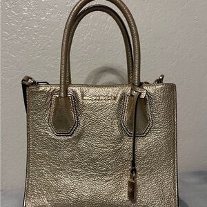 Michael Kors Metallic Gold Satchel